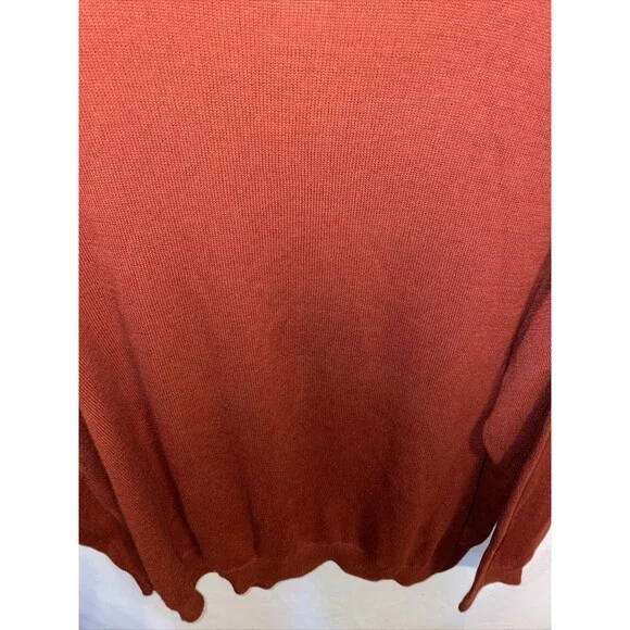 Pendleton Pullover Sweater Men’s Size 2X Rust Red Long Sleeve Crewneck Cotton